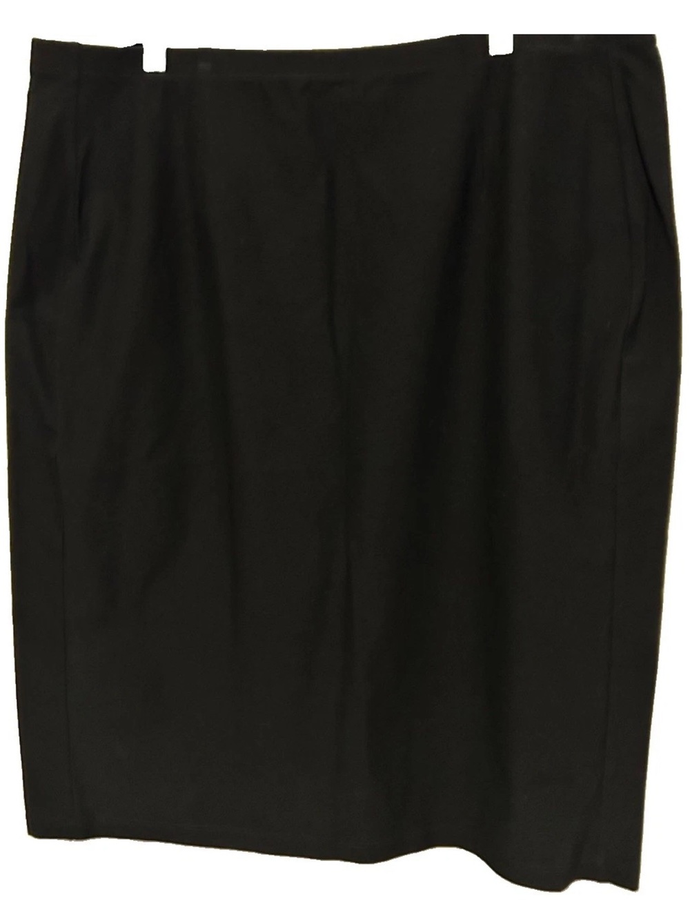 Eileen Fisher Skirt 1X Black Pull On Knee Length Viscose Nylon Plus Size 1XL